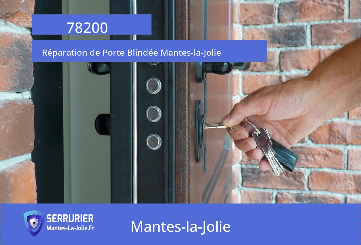 Blindage de Porte à Mantes-la-Jolie (78200)